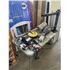 Image 2 : MUFFLER, BLACK METAL ADJUSTABLE HEIGHT HITCH HOLDER, ELECTRONICS ETC