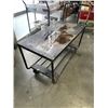 Image 2 : 2 TIER METAL WAREHOUSE CART