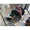 Image 4 : MOUNTED DOWN RIGGER HOIST AND AIR HOSE ON REEL