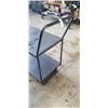 Image 3 : 2 TIER ROLLING METAL SHOP CART