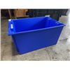 Image 3 : 5 LARGE STORAGE BINS, 2 BLACK ONES HAVE BUILT IN LIDS,