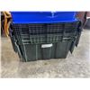 Image 5 : 5 LARGE STORAGE BINS, 2 BLACK ONES HAVE BUILT IN LIDS,