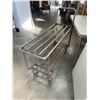 Image 2 : 2 TIER ROLLING METAL SHOP CART