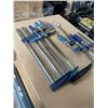 Image 3 : 8 25 INCH BAR CLAMPS, ONE IS 30 INCH