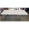Image 1 : 6FT FOLDING MARKET TABLE
