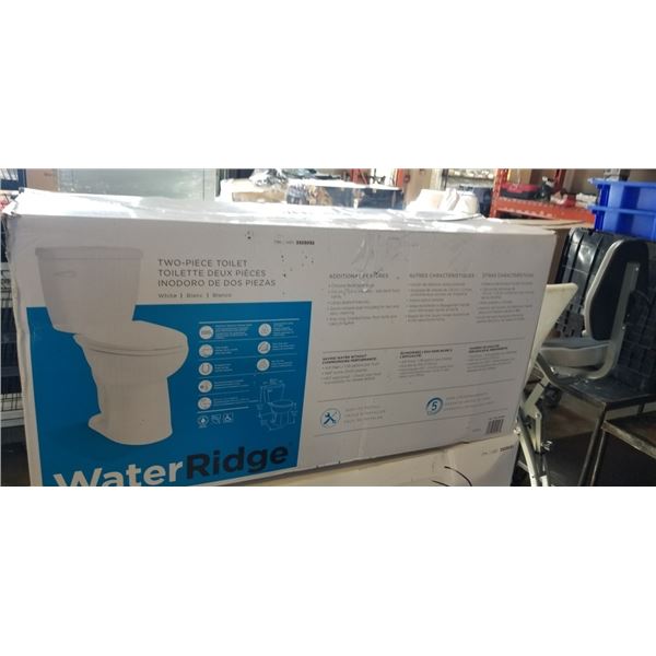 AS NEW WATER RIDGE 2 PIECE TOILET