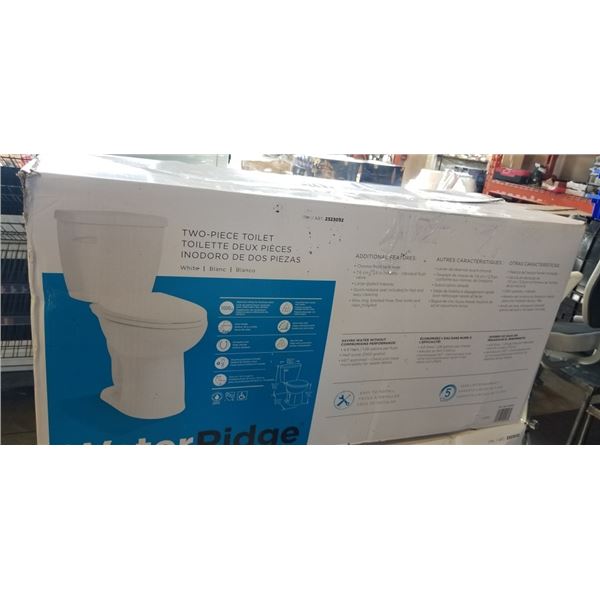 AS NEW WATER RIDGE 2 PIECE TOILET