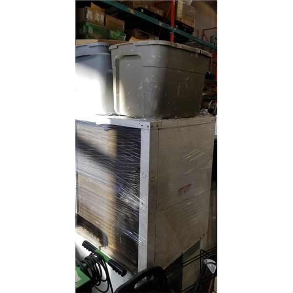 HUGE HVAC FURNACE UNIT, WITH PIPING, CANNISTER ETC