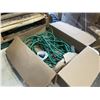 Image 1 : AS NEW 50FT GREEN  INDOOR OUTDOOR HEAVY DUTY LIGHTED 3 WIRE GROUNDED EXTENSION CORD 12AWG