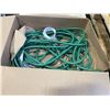 Image 2 : AS NEW 50FT GREEN  INDOOR OUTDOOR HEAVY DUTY LIGHTED 3 WIRE GROUNDED EXTENSION CORD 12AWG