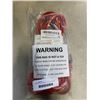 Image 1 : AS NEW 25FT ORANGE  INDOOR OUTDOOR HEAVY DUTY LIGHTED 3 WIRE GROUNDED EXTENSION CORD 14AWG