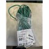 Image 1 : AS NEW 50FT GREEN  INDOOR OUTDOOR HEAVY DUTY LIGHTED 3 WIRE GROUNDED EXTENSION CORD 14AWG