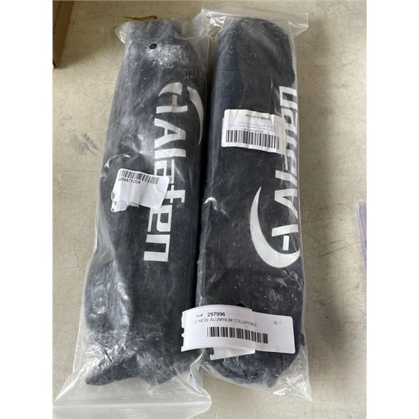 2 NEW ALUMINUM COLLAPSIBLE ULTRALIGHT HIKING / WALKING POLES