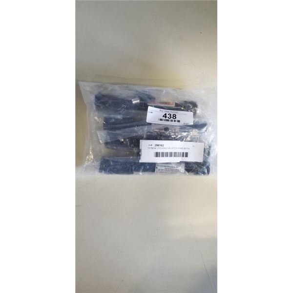 10 NEW LOCKING 5/8 HITCH PINS WITH KEYS
