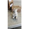 Image 2 : 8 NEW 14 INCH DRAWER SLIDES AND NEW ANTIQUE WHITE CAST IRON MOUSE DOOR STOP