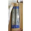 Image 4 : 8 NEW 14 INCH DRAWER SLIDES AND NEW ANTIQUE WHITE CAST IRON MOUSE DOOR STOP