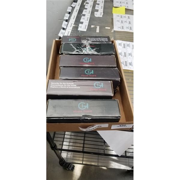 6 PATIO SLIDING DOOR HARDWARE / HANDLE KITS, VARIOUS STYLES PER LOT