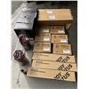 Image 1 : LARGE LOT OF NEW AUTOMOTIVE ITEMS INCLDUING ANTI RADDLE HITCH ACCESSORIES, VEHICLE TRASH CANS, POWER