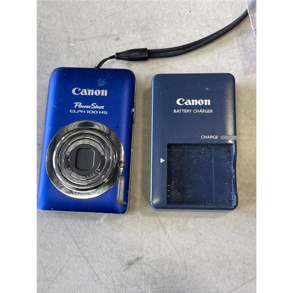 CANON POWERSHOT CAMERA W/ CHARGER -WORKING