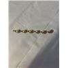 Image 1 : GOLD VERMEIL STERLING SILVER BRACELET 6.5" LENGTH ORIGINAL CLASP, MARKED STERLING AND HALLMARK