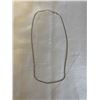 Image 1 : STERLING SILVER SNAKE SKIN CHAIN NECKLACE, MARKED 925 ITALY