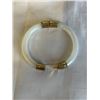 Image 2 : VINTAGE HINGED BANGLE W/ SAFETY CHAIN