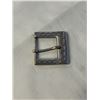 Image 1 : VINTAGE HAND ENGRAVED SILVER BELT BUCKLE, MARKED ITALEGGA, MADE IN ITALY, MOD DEP