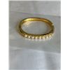 Image 1 : GOLD TONE HINGED BRACELET