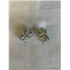 Image 1 : VINTAGE PAIR OF SILVER PLATED MARKED CORO CLIP ON EARRINGS