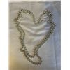 Image 1 : EXTREME LENGTH AND HEAVY SILVER PLATED W/ RHINESTONES NECKLACE