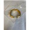 Image 2 : HINGED GOLD TONE BANGLE BRACELET