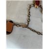 Image 4 : VINTAGE COPPER W/ ENAMEL NECKLACE AND PAIR OF EARRINGS MARKED MATTISSE
