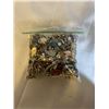 Image 3 : 2 BAGS W/ MISC COSTUME JEWELRY, BEADS AND PARTS