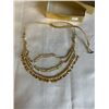 Image 1 : 22K GOLD PLATED W/ PEARLS SOUTHEAST ASIAN NECKLACE