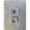 Image 1 : 2 HEAT TREATED RUBY GEMSTONES, 3.15CT AND 8.95CT