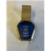 Image 1 : GOLD PLATED STAINLESS STEEL QUARTZ WATCH, HOURSLY, 6617 D MADE IN PRC BATTERY REQUIRED