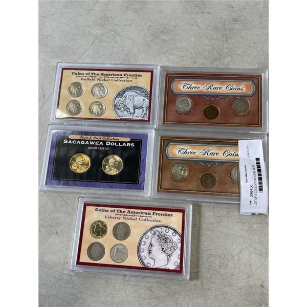 LOT OF 5 COLLECTOR COIN SETS