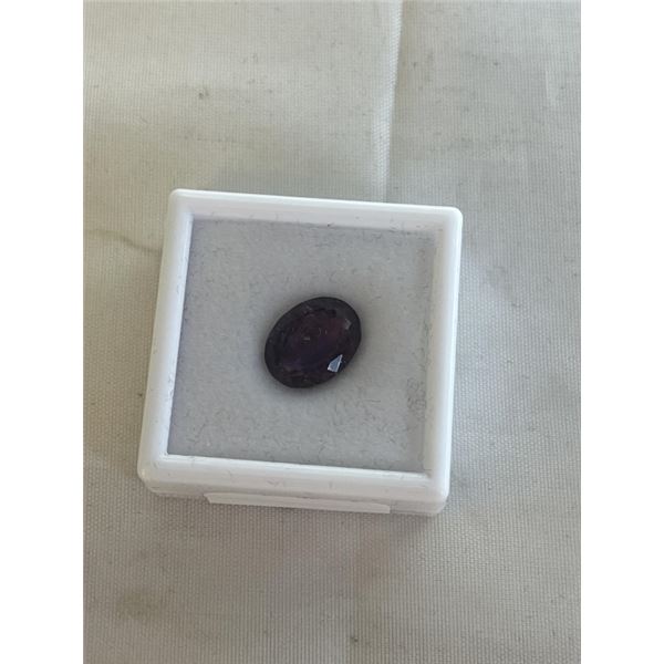 9.3CT NATURAL AMETHYST, UNTREATED OVAL CUT