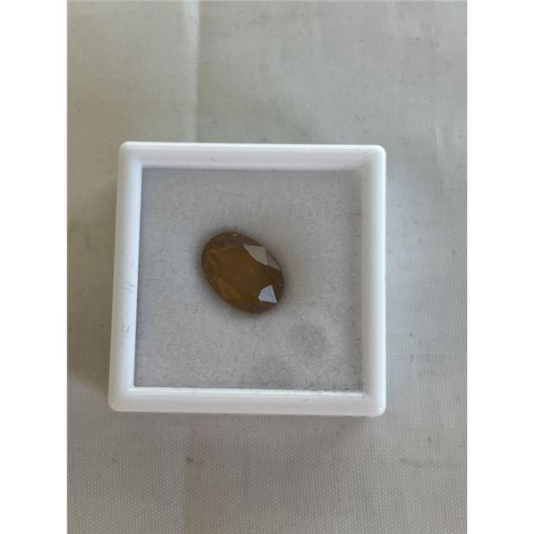 10.9CT NATURAL YELLOW SAPPHIRE, UNTREATED, OVAL CUT
