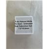 Image 3 : 2.3CT NATURAL WHITE FIRE OPAL, UNTREATED, OVAL CABOCHON CUT