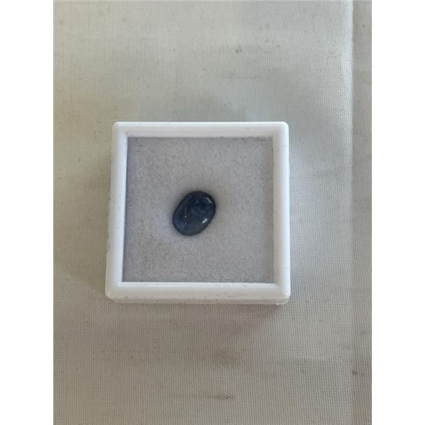 4.1CT NATURAL KYANITE, UNTREATED, OVAL CABOCHON CUT