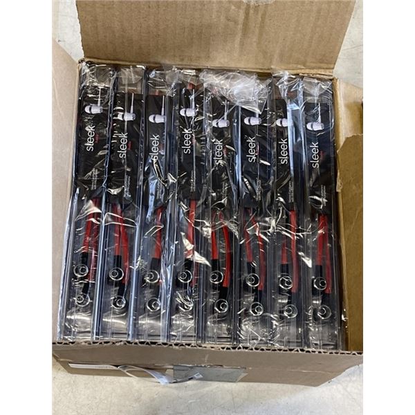 CASE OF NEW WIRED EARBUDS