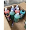 Image 3 : BOX OF WASHABLE TEMPERA PAINT AND CRAFT ACRYLIC PAINT