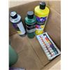 Image 4 : BOX OF WASHABLE TEMPERA PAINT AND CRAFT ACRYLIC PAINT