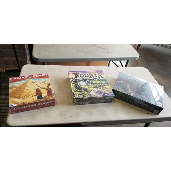 3 NEW BOARD GAMES