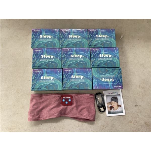 10 NEW SLEEP HEADPHONE HEADBANDS WITH BLUETOOTH