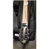 Image 4 : NEW ROGUE RLS-1 LAP STEEL GUITAR WITH STAND AND GIG BAG, METALLIC BLACK