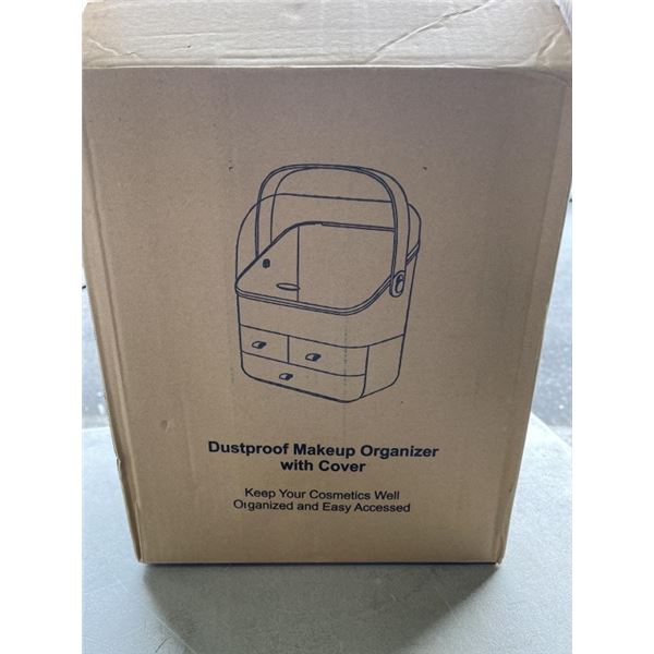 NEW DUSTPROOF MAKEUP ORGANIZER WITH COVER
