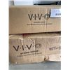 Image 2 : VIVO DUAL MONITOR EXTRA TALL DESK STAND AND VIVO TRIPLE MONITOR DESK STAND
