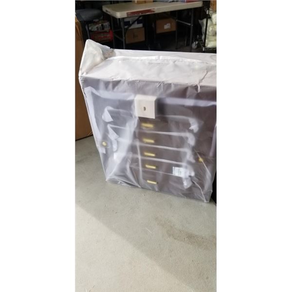 NEW 6 TYIER LEATHER JEWELLERY BOX ORGANIZER